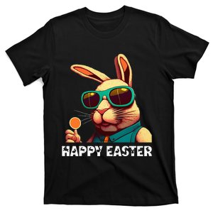 Bunny Face With Sunglasses funny Easter Day T-Shirt