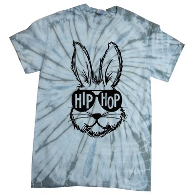 Bunny Face With Sunglasses Hip Hop Happy Easter Tie-Dye T-Shirt