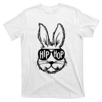 Bunny Face With Sunglasses Hip Hop Happy Easter T-Shirt