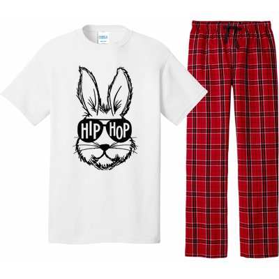 Bunny Face With Sunglasses Hip Hop Happy Easter Pajama Set