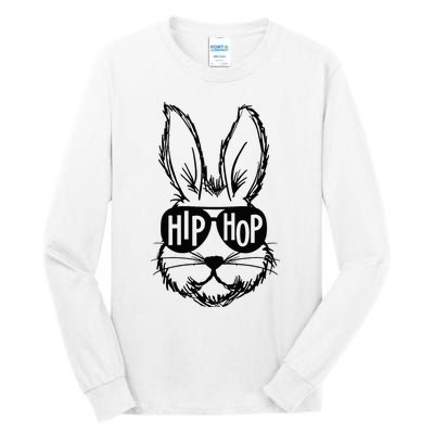 Bunny Face With Sunglasses Hip Hop Happy Easter Tall Long Sleeve T-Shirt