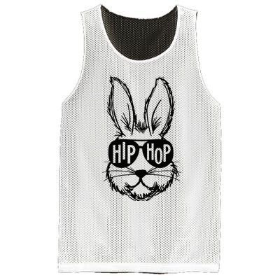 Bunny Face With Sunglasses Hip Hop Happy Easter Mesh Reversible Basketball Jersey Tank