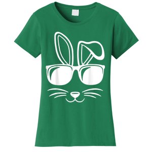 Bunny Face With Sunglasses Easter Day Women's T-Shirt