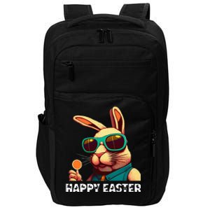 Bunny Face With Sunglasses Funny Easter Day Impact Tech Backpack