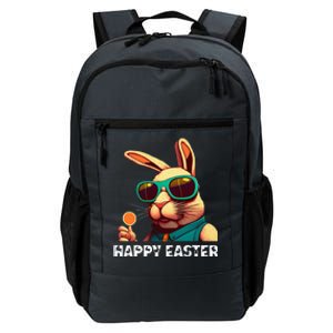 Bunny Face With Sunglasses Funny Easter Day Daily Commute Backpack