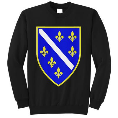 Bosnian Flag With Lily Sweatshirt