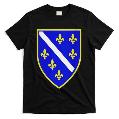 Bosnian Flag With Lily T-Shirt
