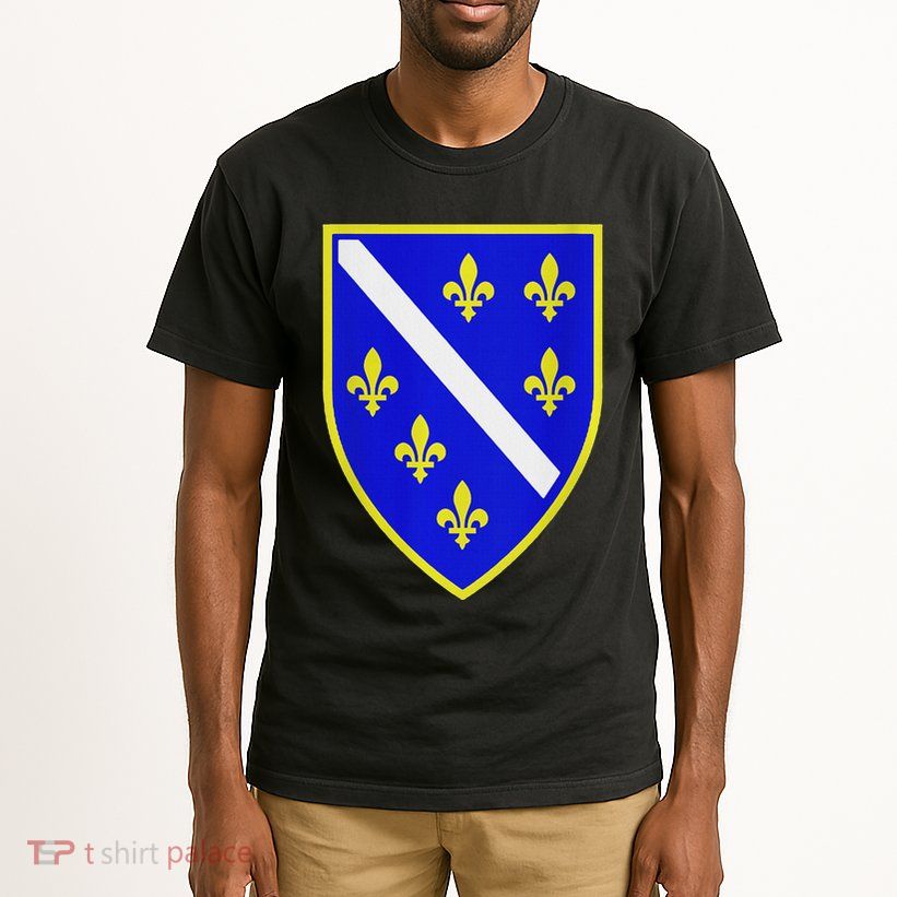 Bosnian Flag With Lily Tall T-Shirt