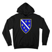 Bosnian Flag With Lily Tall Hoodie
