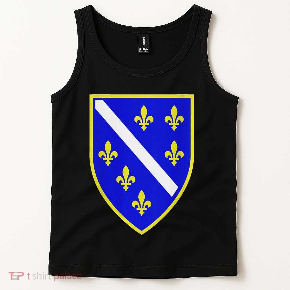 Bosnian Flag With Lily Tank Top