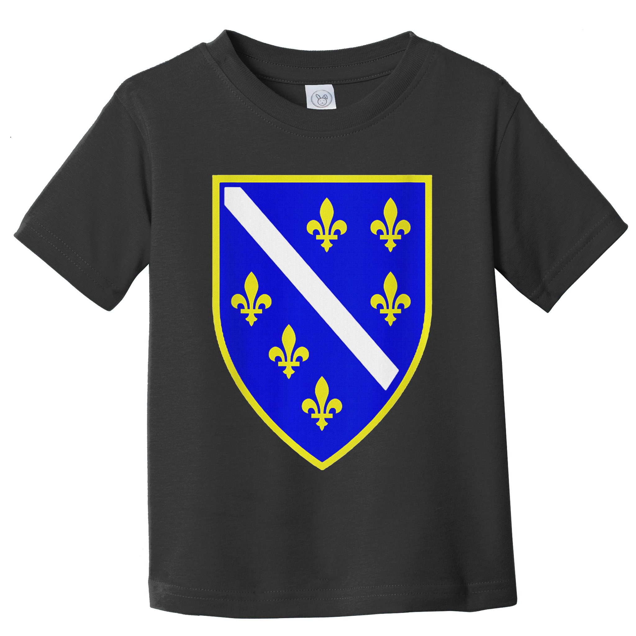 Bosnian Flag With Lily Toddler T-Shirt