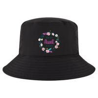 Boho Floral Wreath Best Aunt Ever Cool Comfort Performance Bucket Hat