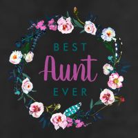 Boho Floral Wreath Best Aunt Ever Cool Comfort Performance Bucket Hat