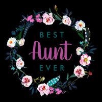 Boho Floral Wreath Best Aunt Ever Mesh Reversible Basketball Jersey Tank