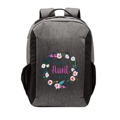 Boho Floral Wreath Best Aunt Ever Vector Backpack