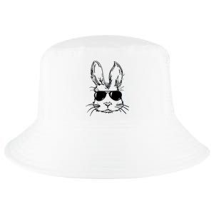 Bunny Face With Sunglasses For Men Easter Day Cool Comfort Performance Bucket Hat