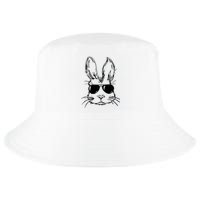 Bunny Face With Sunglasses For Men Easter Day Cool Comfort Performance Bucket Hat