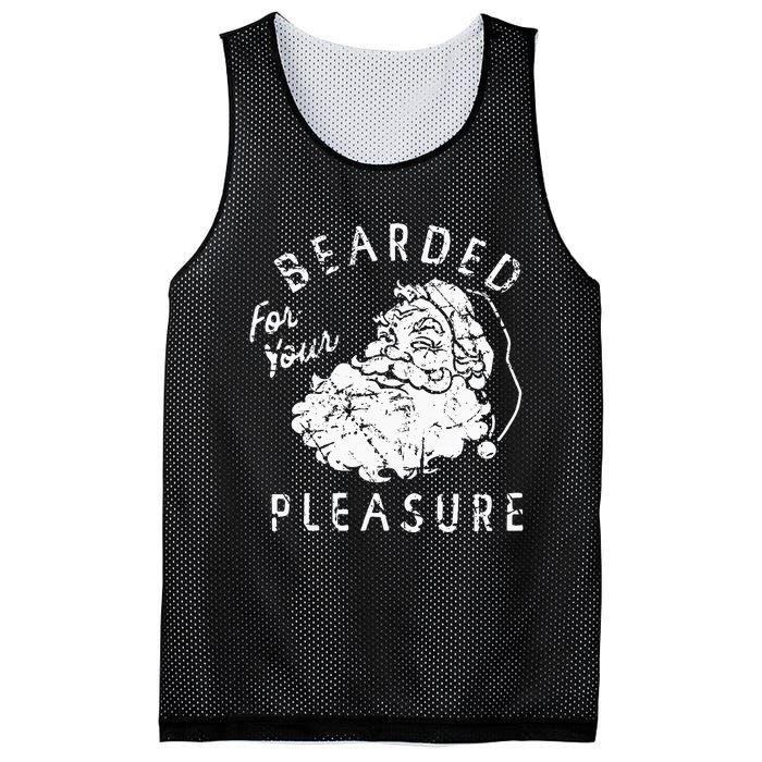 Bearded For Your Pleasure Funny Christmas Mesh Reversible Basketball Jersey Tank