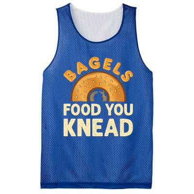 Bagels Food You Knead Funny Bagel Lover Bread Pun Cool Gift Mesh Reversible Basketball Jersey Tank