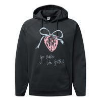 Berry Fruitful You Make Life Fruitful Performance Fleece Hoodie