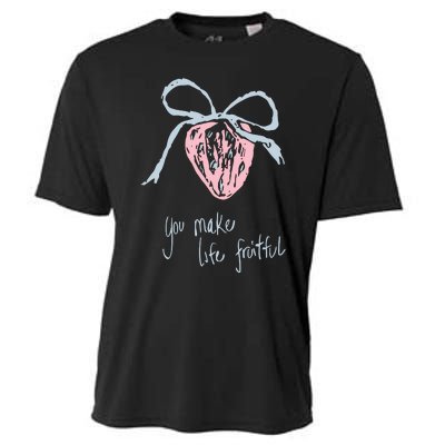 Berry Fruitful You Make Life Fruitful Cooling Performance Crew T-Shirt