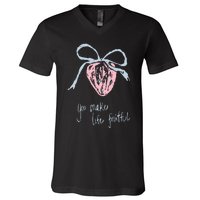 Berry Fruitful You Make Life Fruitful V-Neck T-Shirt