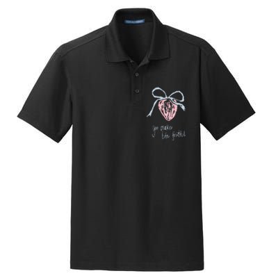 Berry Fruitful You Make Life Fruitful Dry Zone Grid Polo