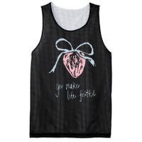 Berry Fruitful You Make Life Fruitful Mesh Reversible Basketball Jersey Tank