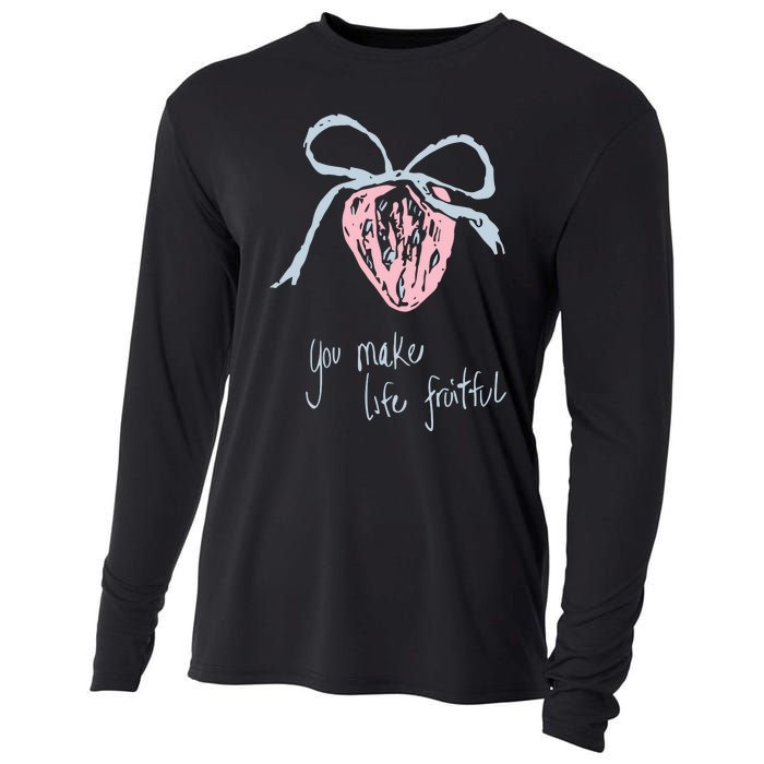 Berry Fruitful You Make Life Fruitful Cooling Performance Long Sleeve Crew