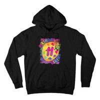 Birthday Girl 11 Year Old Art Painting Party 11th Birthday Hoodie