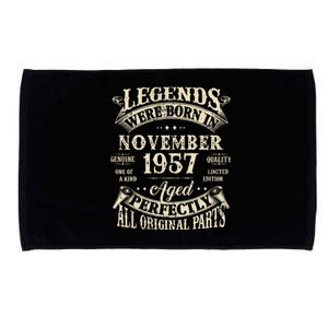 Birthday Gift 1957 Legend November 1957 Microfiber Hand Towel