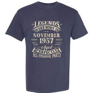 Birthday Gift 1957 Legend November 1957 Garment-Dyed Heavyweight T-Shirt