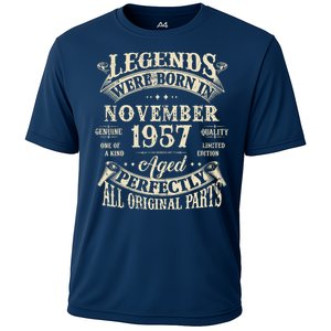 Birthday Gift 1957 Legend November 1957 Cooling Performance Crew T-Shirt