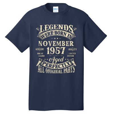 Birthday Gift 1957 Legend November 1957 Tall T-Shirt