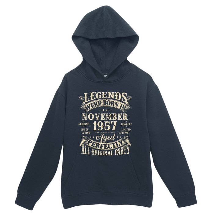 Birthday Gift 1957 Legend November 1957 Urban Pullover Hoodie