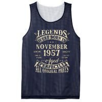 Birthday Gift 1957 Legend November 1957 Mesh Reversible Basketball Jersey Tank