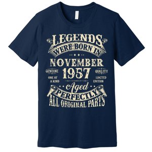 Birthday Gift 1957 Legend November 1957 Premium T-Shirt