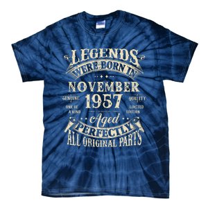 Birthday Gift 1957 Legend November 1957 Tie-Dye T-Shirt