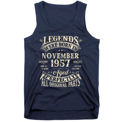 Birthday Gift 1957 Legend November 1957 Tank Top