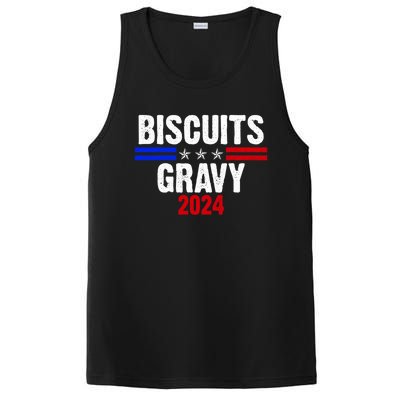 Biscuits Gravy 2024 Presidential Election Food Breakfast PosiCharge Competitor Tank