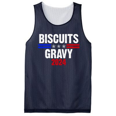 Biscuits Gravy 2024 Presidential Election Food Breakfast Mesh Reversible Basketball Jersey Tank