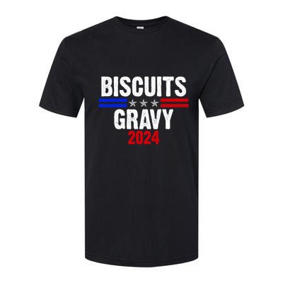 Biscuits Gravy 2024 Presidential Election Food Breakfast Softstyle CVC T-Shirt