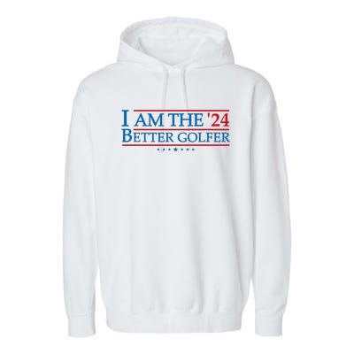 Better Golfer 2024 Election Campaign Political Golf Player Garment-Dyed Fleece Hoodie