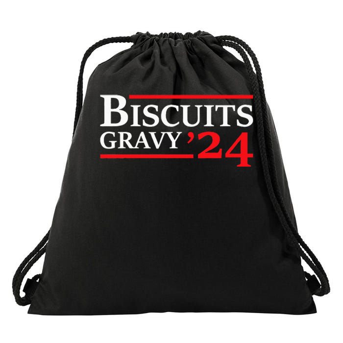 Biscuits Gravy 2024 Presidential Election Food Breakfast Drawstring Bag