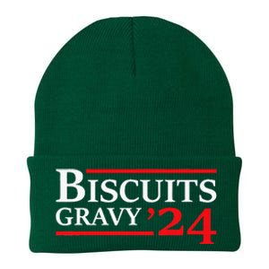 Biscuits Gravy 2024 Presidential Election Food Breakfast Knit Cap Winter Beanie