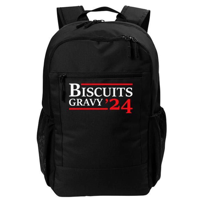 Biscuits Gravy 2024 Presidential Election Food Breakfast Daily Commute Backpack