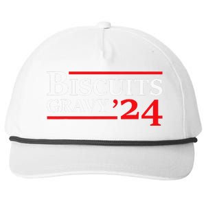 Biscuits Gravy 2024 Presidential Election Food Breakfast Snapback Five-Panel Rope Hat