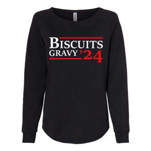 Biscuits Gravy 2024 Presidential Election Food Breakfast Womens California Wash Sweatshirt