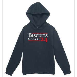 Biscuits Gravy 2024 Presidential Election Food Breakfast Urban Pullover Hoodie