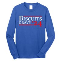 Biscuits Gravy 2024 Presidential Election Food Breakfast Long Sleeve Shirt